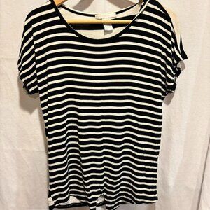 Design History Striped Short-Sleeve Size M